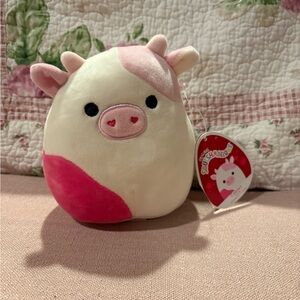 5 inch Pink Cow Squishmallow with tags